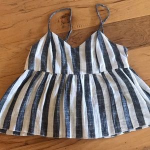 Babydoll sleeveless blouse